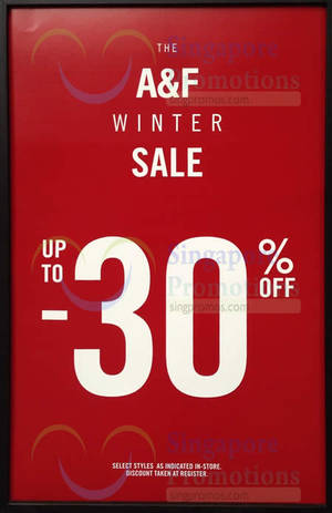Featured image for (EXPIRED) Abercrombie & Fitch Winter Sale 22 Dec 2014