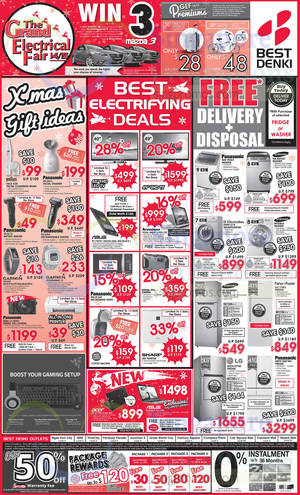 Featured image for (EXPIRED) Best Denki TV, Appliances & Other Electronics Offers 19 – 22 Dec 2014