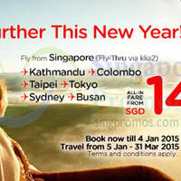 Read more about Air Asia From $10 (Base Fare) Promo Fares 22 Dec 2014 - 4 Jan 2015