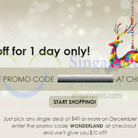 Read more about Groupon $10 OFF 1-Day Coupon Code 18 Dec 2014