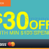 Read more about Lazada $30 OFF Storewide With MasterPass 12 Dec 2014