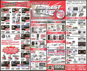 Featured image for (EXPIRED) Mega Discount Store TVs, Gas Hobs & Other Appliances Offers 6 – 7 Dec 2014