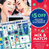 Read more about Nivea Spend $25 & Get $5 Off @ Guardian & Watsons 4 - 25 Dec 2014