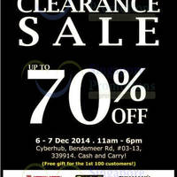Read more about Schmidt Marketing Photo Clearance Sale 6 - 7 Dec 2014