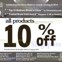 Read more about Sea Horse 10% OFF Storewide Promo 22 Dec 2014 - 4 Jan 2015