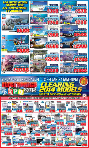 Featured image for (EXPIRED) Electronics Expo 2015 @ Singapore Expo 2 – 4 Jan 2015