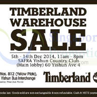 Read more about Timberland Warehouse Sale @ Safra Yishun 5 - 14 Dec 2014