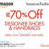 Read more about Amazon Up To 70% OFF Designer Shoes & Bags Promo 30 Jan - 24 Feb 2015