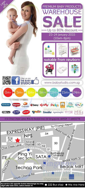 Featured image for (EXPIRED) Baby Studio Warehouse SALE 23 – 24 Jan 2015