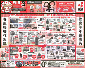Featured image for (EXPIRED) Best Denki TV, Appliances & Other Electronics Offers 9 – 12 Jan 2015