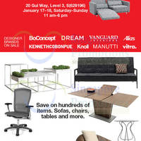 Read more about BoConcept, Dream & Vanguard Interiors Warehouse Sale 17 - 18 Jan 2015