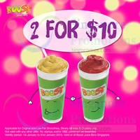 Read more about Boost Juice Bars 2 Boosts For $10 Promo 1 - 31 Jan 2015