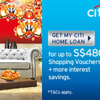 Read more about Citibank Home Loan Up To $480 Vouchers & 1.26% p.a. Promo 21 Jan - 31 Mar 2015