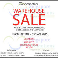 Read more about Crocodile Warehouse SALE 9 Jan - 18 Feb 2015