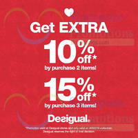Read more about Desigual Buy 2 Items & Get 10% OFF Promo 29 Jan 2015