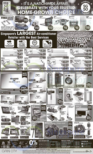 Featured image for Gain City Electronics, TVs, Washers, Digital Cameras & Other Offers 3 Jan 2015