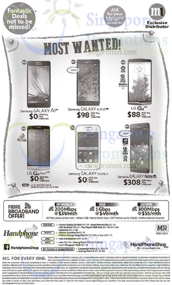 Handphone Shop Samsung Galaxy A5, Alpha, Young 2, Note Edge, LG G3, G3 Beat