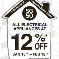 Read more about Japan Home 12% Off Electrical Appliances @ Islandwide 15 Jan - 18 Feb 2015
