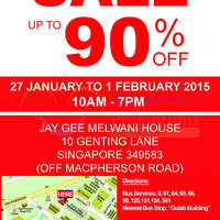 Read more about Jay Gee (Celio, T.M.Lewin, Levi's, Denizen, etc) Warehouse SALE 27 Jan - 1 Feb 2015