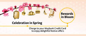 Featured image for (EXPIRED) Maybank New Year Dining Promotions 9 Jan – 31 Mar 2015
