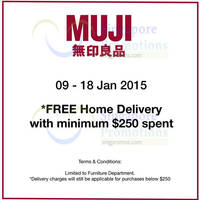 Read more about Muji Furniture FREE Home Delivery Promo 12 - 18 Jan 2015