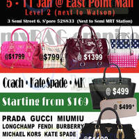 Read more about MyBagEmpire Branded Handbags & Accessories Sale @ Eastpoint Mall 5 - 11 Jan 2015