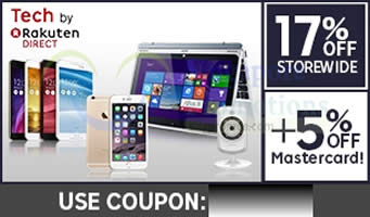 Featured image for Rakuten 22% OFF Tech Products (NO Min Spend) 1-Day Coupon Code 27 Jan 2015