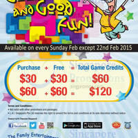 Read more about Timezone 100% Extra Double Dollar Promo (Sundays) 1 - 15 Feb 2015