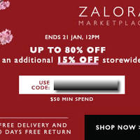 Read more about Zalora 15% OFF Marketplace Items Promo Coupon Code 16 - 21 Jan 2015