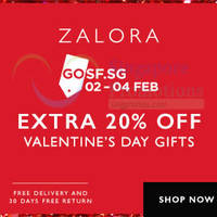 Read more about Zalora 20% OFF Valentine's Day Gift Guide Items GOSF Coupon Code 2 - 9 Feb 2015