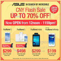 Read more about ASUS PadFones Online Flash Sale (Tuesdays) 10 - 24 Feb 2015