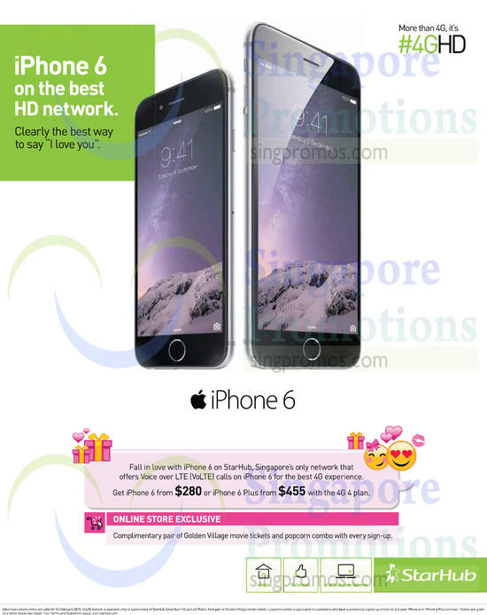 Apple iPhone 6, Free GV Tickets