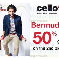 Read more about Celio* 50% OFF 2nd Bermudas Promo 23 Feb - 17 Mar 2015