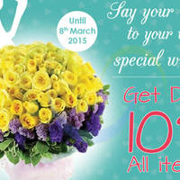 Read more about FlowerAdvisor 10% OFF Storewide Coupon Code 28 Feb - 8 Mar 2015