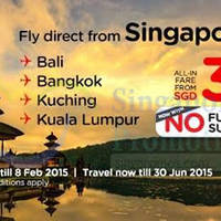 Read more about Air Asia From $38 (all-in) No Fuel Surcharge Promo Fares 2 - 8 Feb 2015