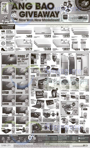 Featured image for Gain City Electronics, TVs, Washers, Digital Cameras & Other Offers 7 Feb 2015