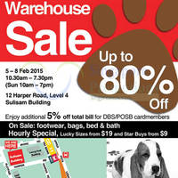 Read more about Hush Puppies Warehouse SALE Up To 80% Off @ Sulisam Building 5 - 8 Feb 2015