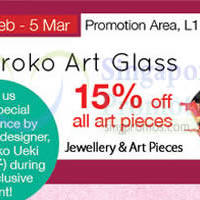 Read more about Hiroko Art Glass Promotion Event @ Isetan Scotts 24 Feb - 5 Mar 2015