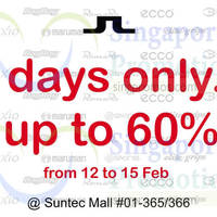 Read more about J.Lindberg Up To 60% Off @ Suntec City 12 - 15 Feb 2015