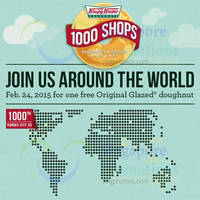 Read more about Krispy Kreme FREE Doughnut Giveaway @ Islandwide 24 Feb 2015