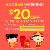 Read more about Lazada $20 OFF Selected Items Coupon Code 27 Feb - 1 Mar 2015