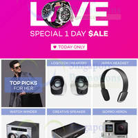 Read more about Lazada Up To 80% Off 1-Day Valentine's Day For Him Sale 9 Feb 2015