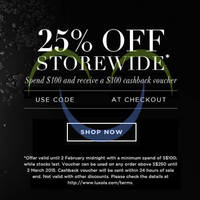 Read more about Luxola 25% OFF Storewide (NO Min Spend) Coupon Code 2 - 4 Feb 2015