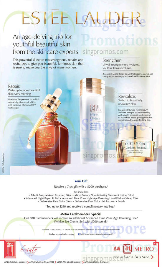 Metro Estee Lauder 15 Feb 2015