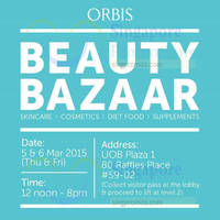 Read more about Orbis Beauty Bazaar 5 - 6 Mar 2015