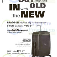 Read more about Samsonite Trade-In & Get 40% Off S'Cure Spinner 5 Feb 2015