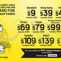 Read more about Scoot From $9 2hr Promo Air Fares (7am - 9am) 17 Feb 2015