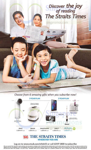 Featured image for (EXPIRED) Straits Times Subscribe & Get Free Gifts 4 Feb – 18 Mar 2015