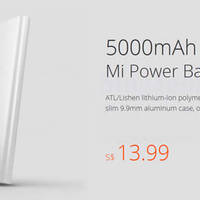 Read more about Xiaomi New S$13.99 9.9mm Thin 5000mAh Power Bank