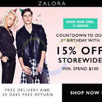 Read more about Zalora 15% OFF Storewide Coupon Code 27 Feb - 2 Mar 2015